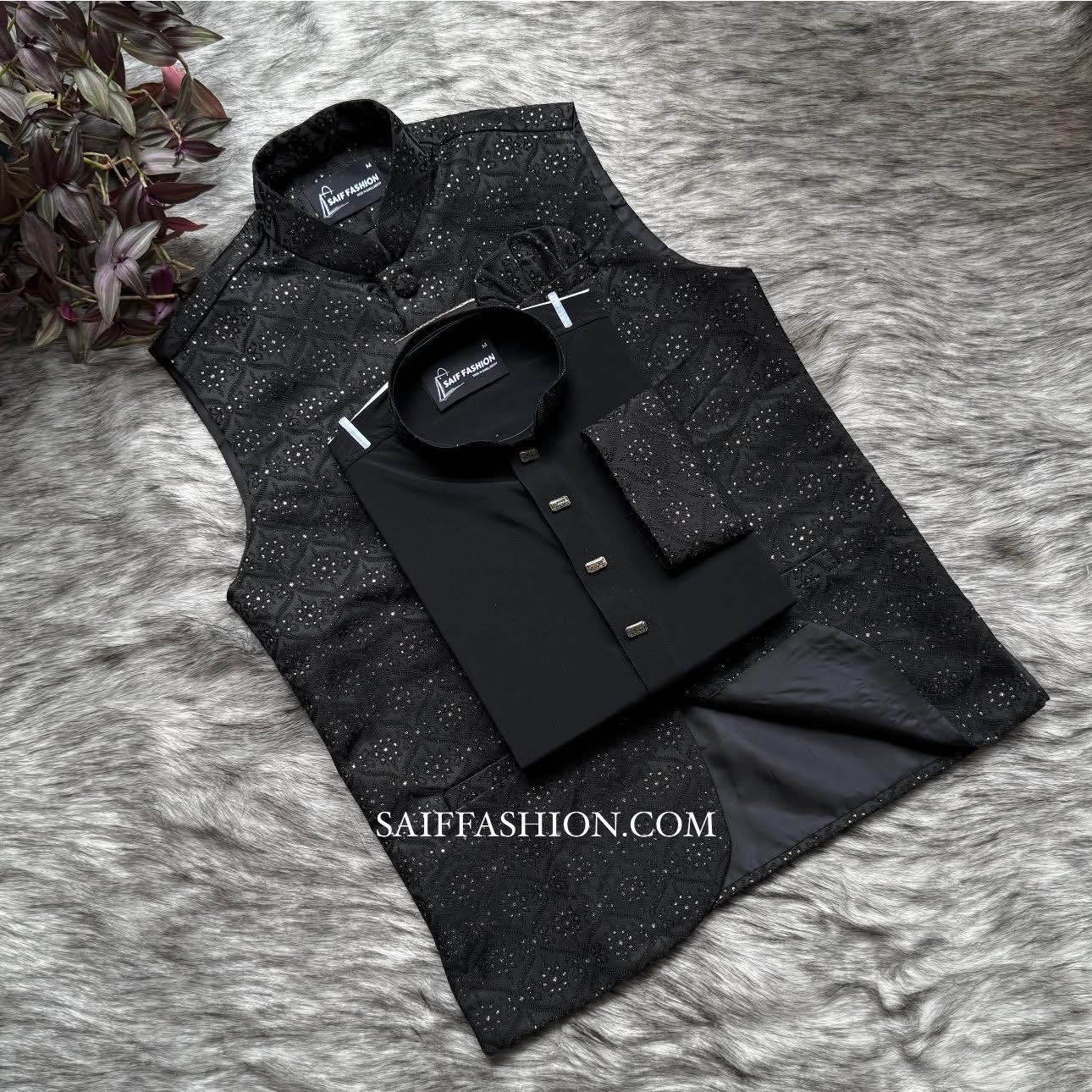 Premium Katan Koti-Panjabi Set Collection - 0487