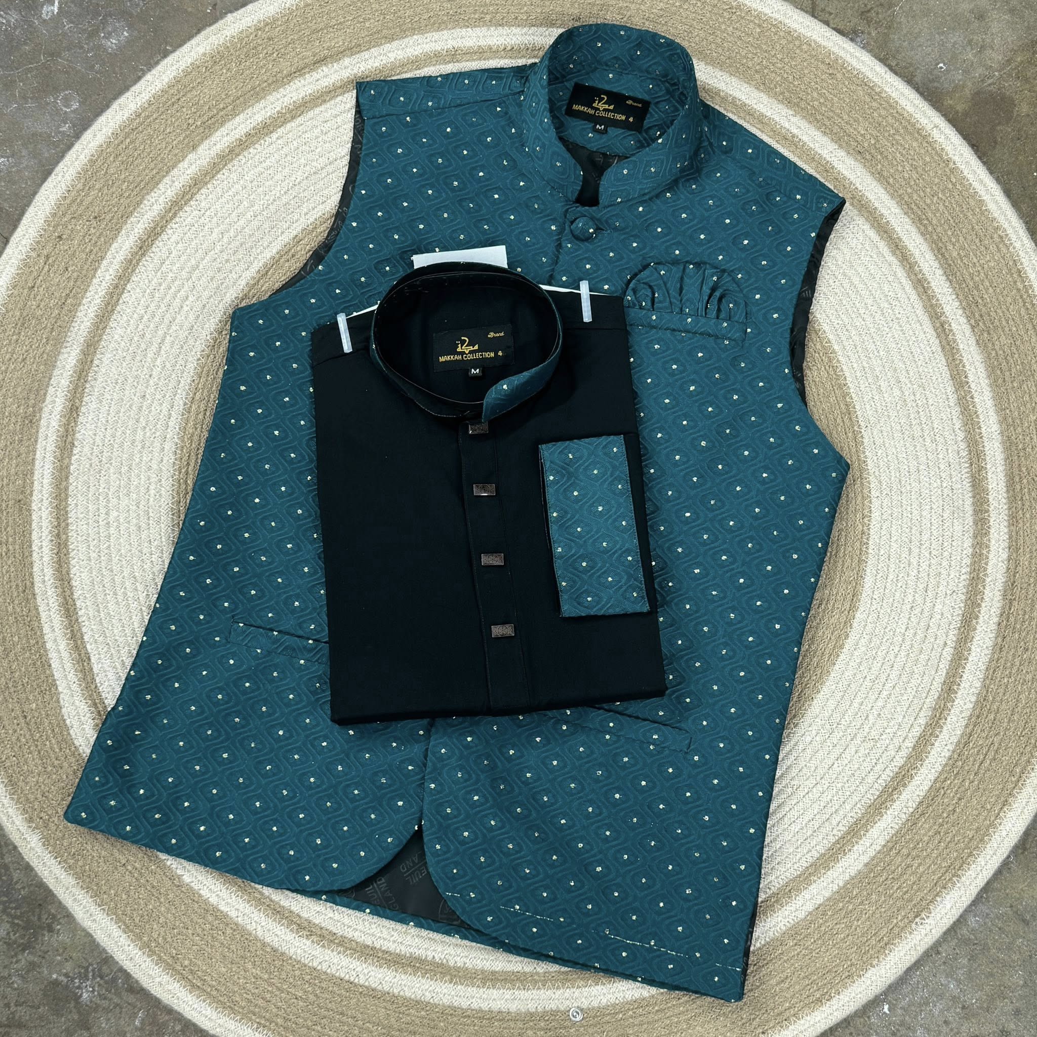 Mens Koti-Panjabi Set - SK0284 - Image 2