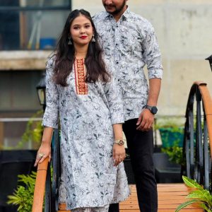 👫সেলোয়ার-কামিজ শার্ট ম্যাচিং কাপল ড্রেস। ৮১৪