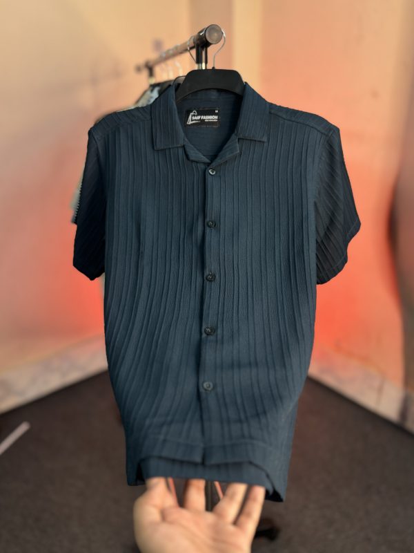 DROP SHOULDER OVERSIZED CUBAN SHIRT - 0351
