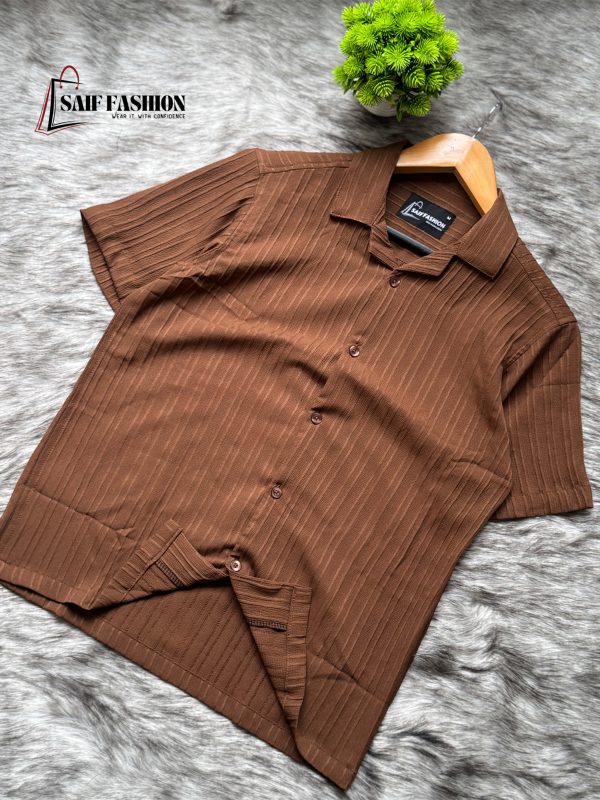DROP SHOULDER OVERSIZED CUBAN SHIRT - 0352 - Image 3