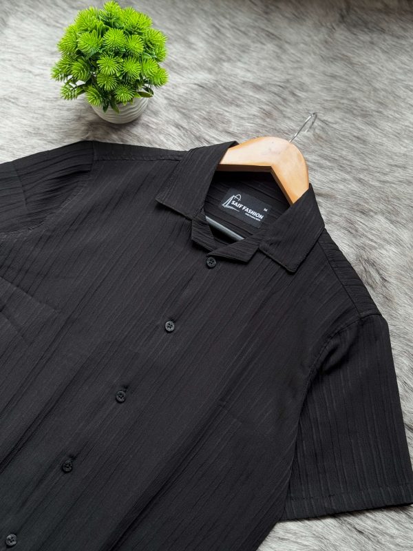 DROP SHOULDER OVERSIZED CUBAN SHIRT - 0350 - Image 2