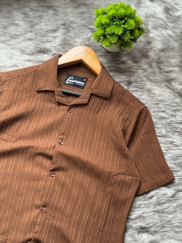 DROP SHOULDER OVERSIZED CUBAN SHIRT - 0352 - Image 2